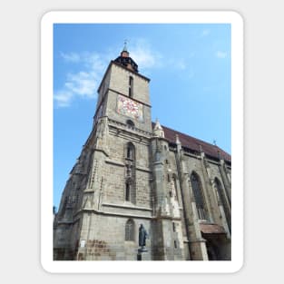 Brasov Black Church view Sticker